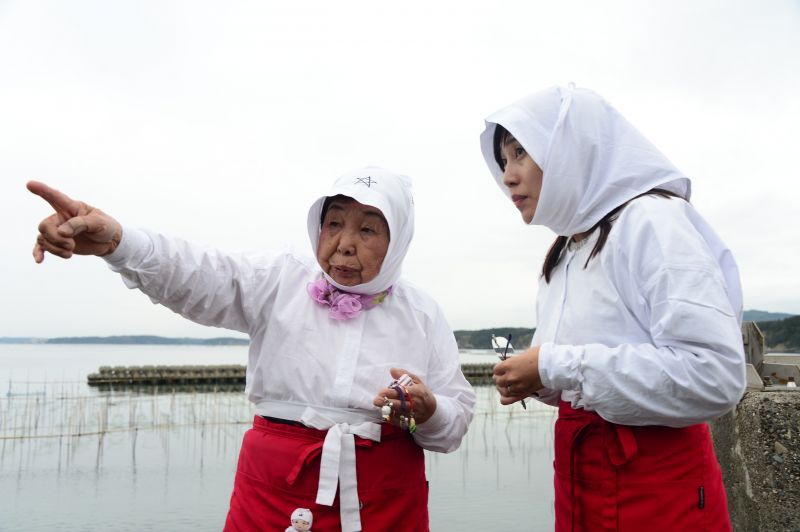 nữ thợ lặn Ama